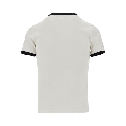COURREGES M cotton t-shirt with contrasting trims