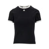 cotton t-shirt with contrasting trims