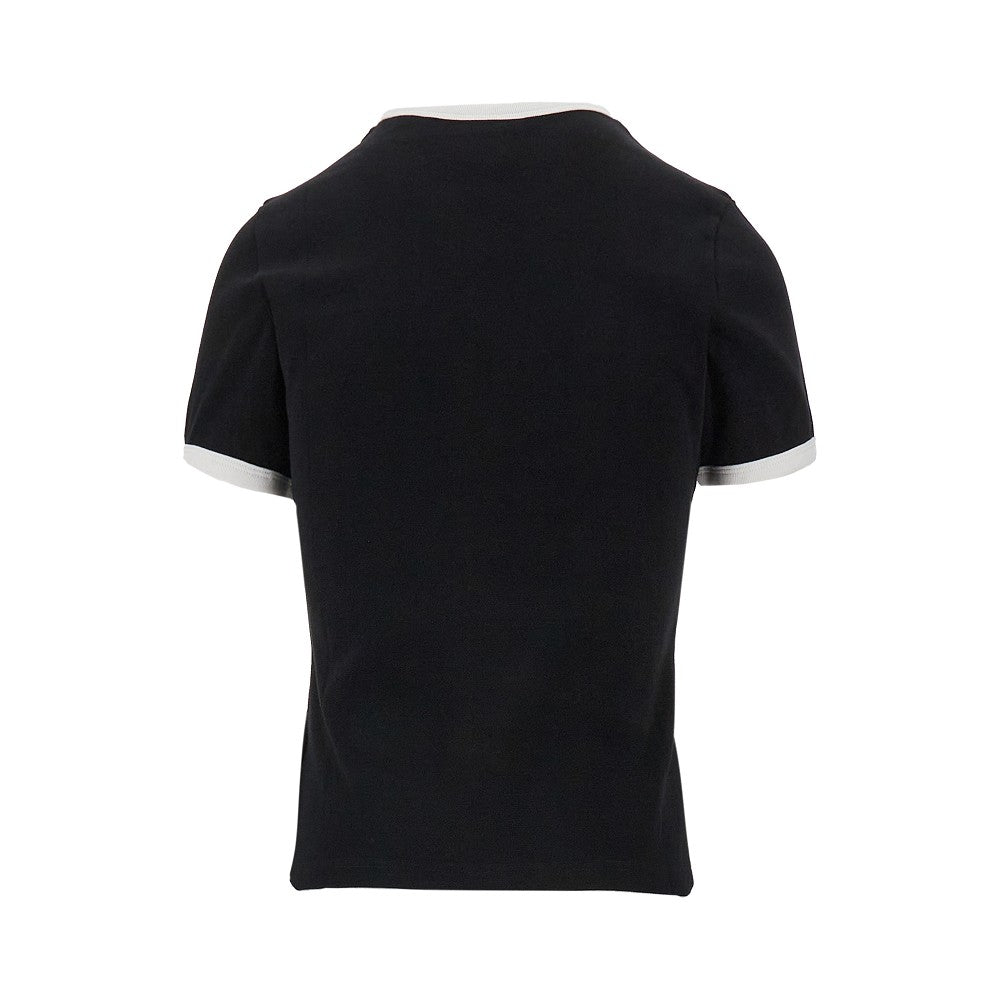 cotton t-shirt with contrasting trims