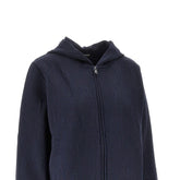 EA BODYWEAR XS embossed logo motif full-zip hoodie