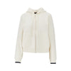 logo embroidery full-zip hoodie