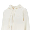 logo embroidery full-zip hoodie