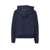 logo embroidery full-zip hoodie