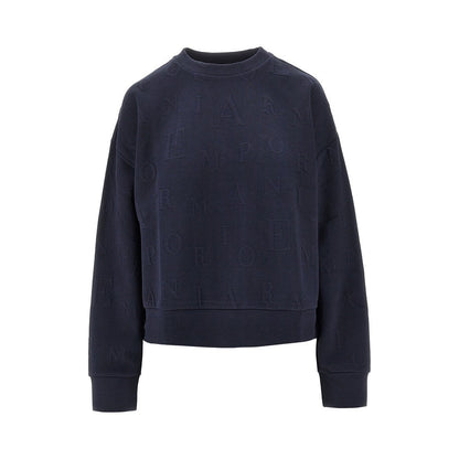 EA BODYWEAR L embossed logo motif crewneck sweatshirt