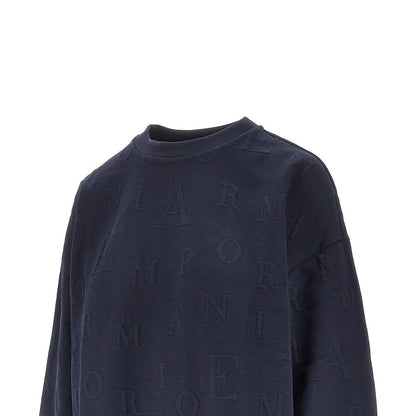 EA BODYWEAR L embossed logo motif crewneck sweatshirt