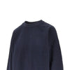 embossed logo motif crewneck sweatshirt