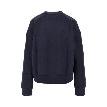 EA BODYWEAR L embossed logo motif crewneck sweatshirt