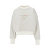 lurex jersey sweatshirt with logo