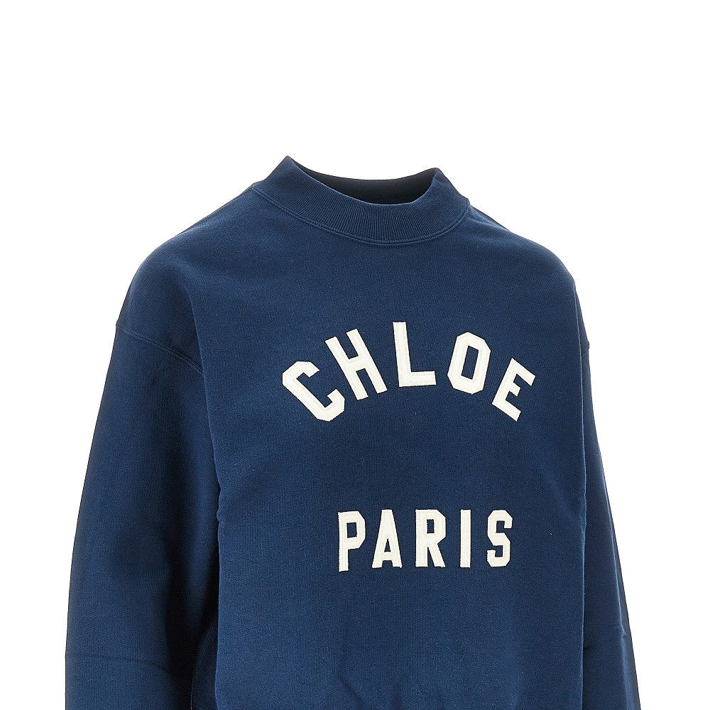 logo patch sweatshirt