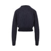 alpaca and silk sweater with logo