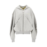 THE ATTICO 40 full-zip cotton hoodie