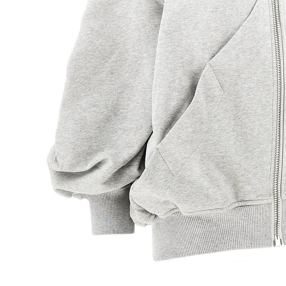 THE ATTICO 40 full-zip cotton hoodie