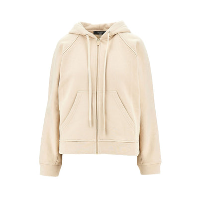 cotton-blend full-zip hoodie