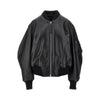 anja leather bomber jacket