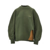 oversized sweatshirt with moulded hem