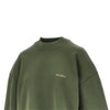 oversized sweatshirt with moulded hem