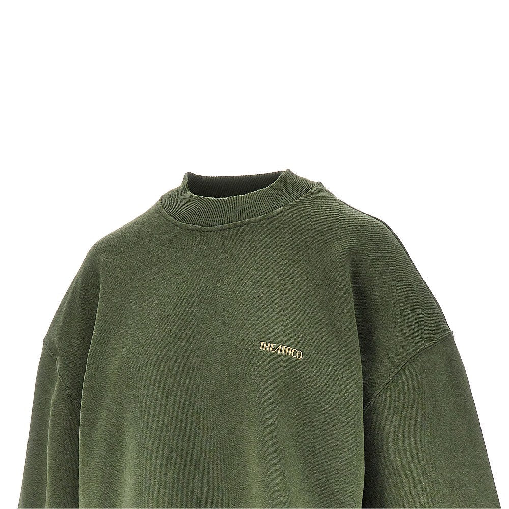 oversized sweatshirt with moulded hem
