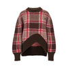 knitted sweater with logo embroidery