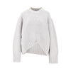 moulded hem wool and cashmere sweater