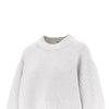 moulded hem wool and cashmere sweater
