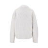 moulded hem wool and cashmere sweater