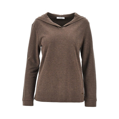 silk-blend hoodie