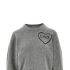 logo embroidery cropped sweater
