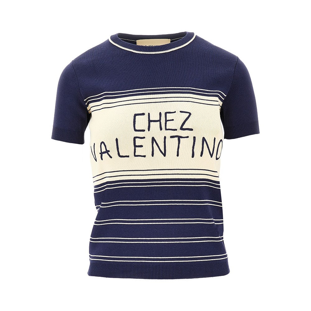 VALENTINO M chez valentino short-sleeved sweater