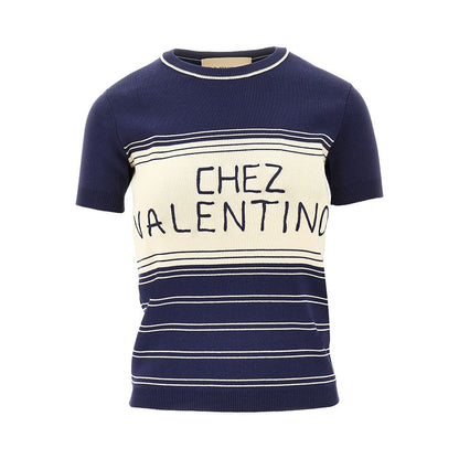 VALENTINO M chez valentino short-sleeved sweater