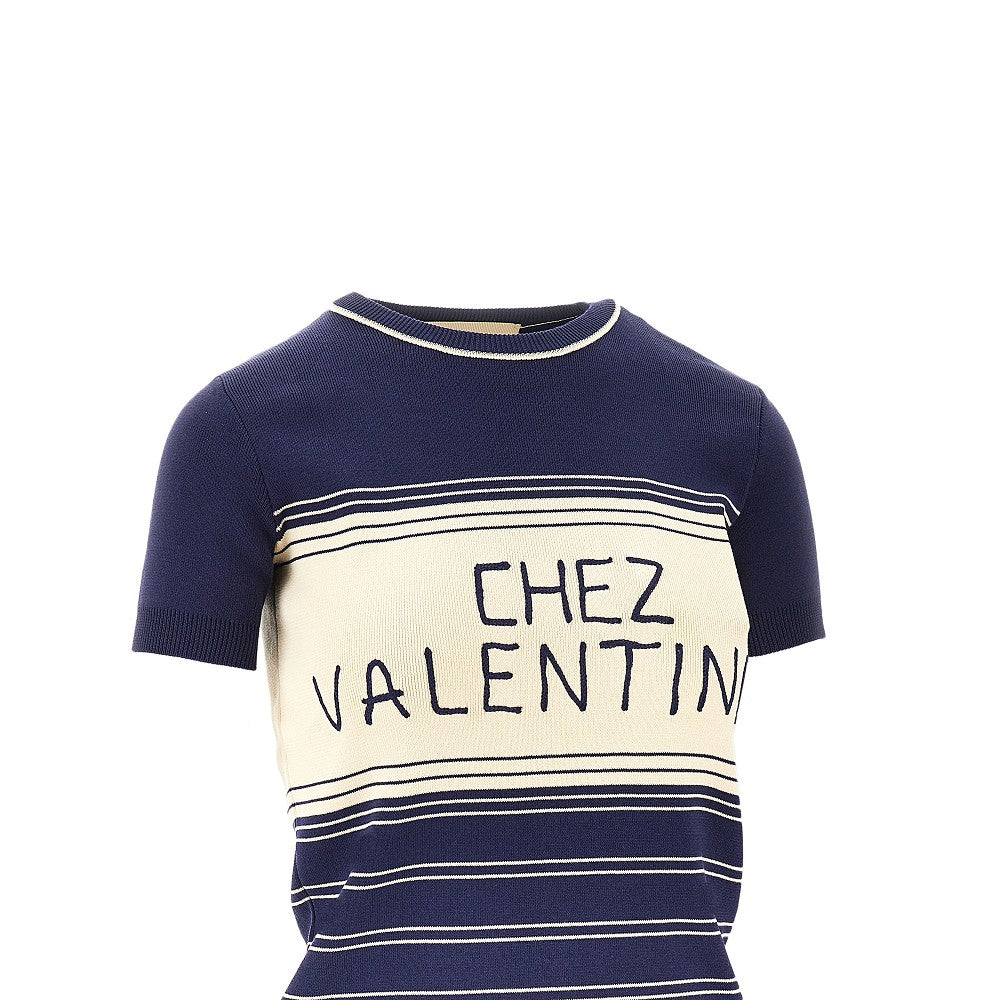 VALENTINO M chez valentino short-sleeved sweater