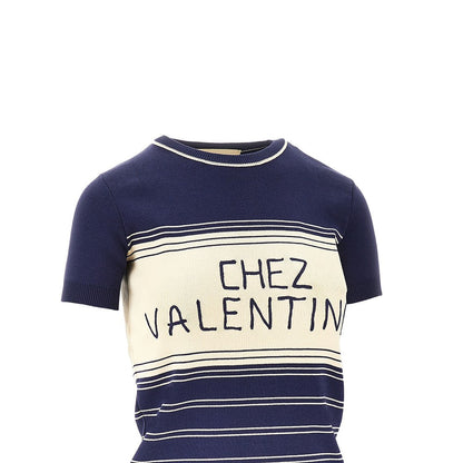 VALENTINO M chez valentino short-sleeved sweater