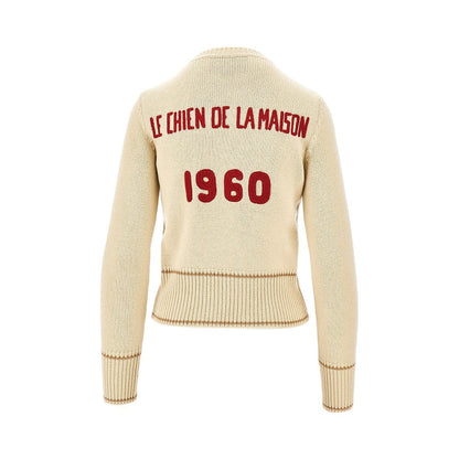 VALENTINO M le chien de la maison embroidered sweater