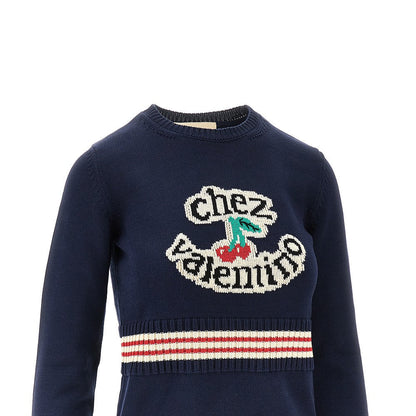 VALENTINO S chez valentino inlay sweater
