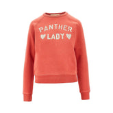 VALENTINO S panther lady print crewneck sweatshirt