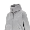 high-neck full-zip sweatshirt