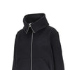 high-neck full-zip sweatshirt