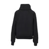 high-neck full-zip sweatshirt