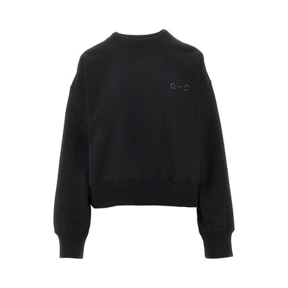GUCCI S beaded horsebit embroidery sweatshirt
