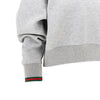 v-neck sweatshirt with web trims