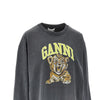 cotton t-shirt with tiger print