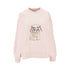 GANNI L poodle print crewneck sweatshirt