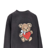 GANNI S bear print crewneck sweatshirt
