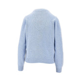 GANNI S tiger inlay wool blend sweater