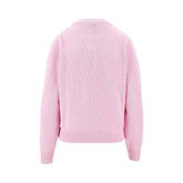 GANNI XS tiger inlay wool blend sweater