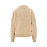 GANNI XS bananas intarsia wool-blend sweater