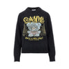 forest teddy wool-blend sweater