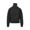 mouliné knitted full-zip sweatshirt