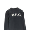 cotton sweatshirt with logo print