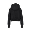 full-zip hoodie with logo patch