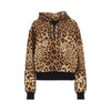 leo-print hoodie